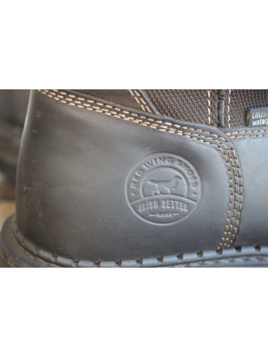 REDWING Irish Setter Mens UltraDry Waterproof Pull-On Leather Work Boots Size 11 main image 4